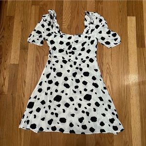Reclaimed Vintage cow print dress